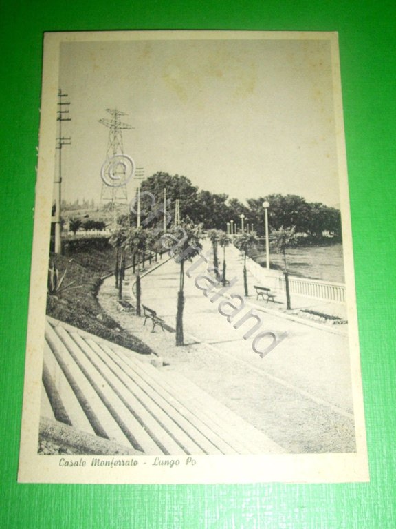 Cartolina Casale Monferrato - Lungo Po 1940 ca (b5164) | Immagine Gallery 2