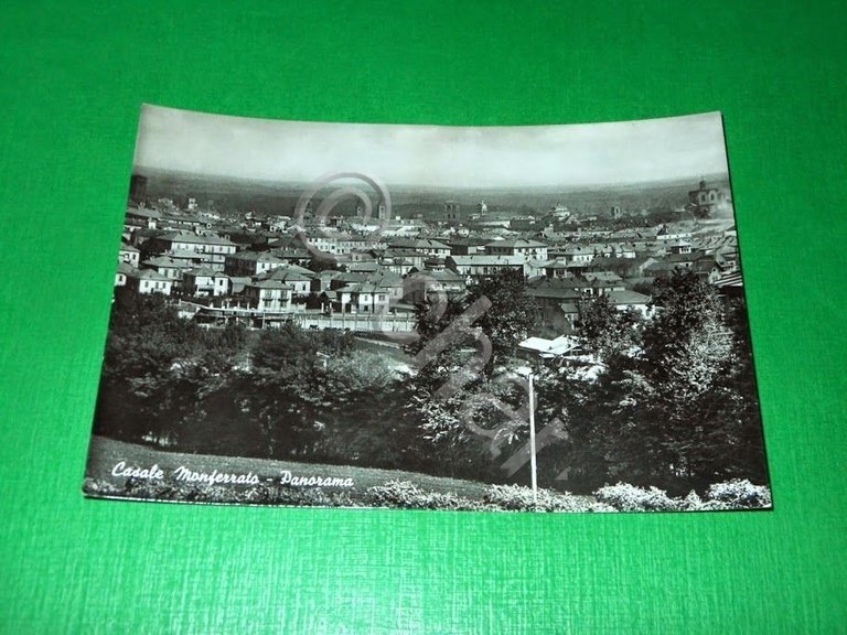 Cartolina Casale Monferrato - Panorama 1954