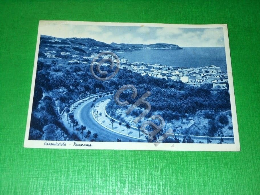 Cartolina Casamicciola - Panorama 1943.