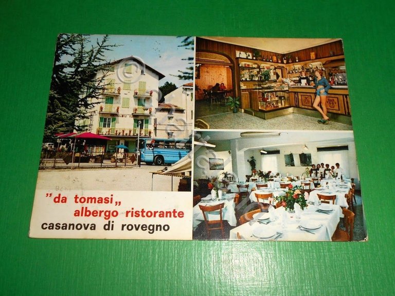 Cartolina Casanova di Rovegno - Albergo Ristorante