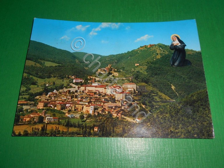 Cartolina Cascia ( Perugia ) - Panorama 1969