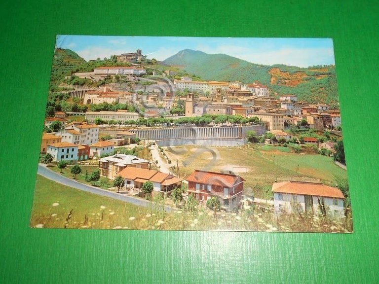 Cartolina Cascia ( Perugia ) - Panorama 1972.