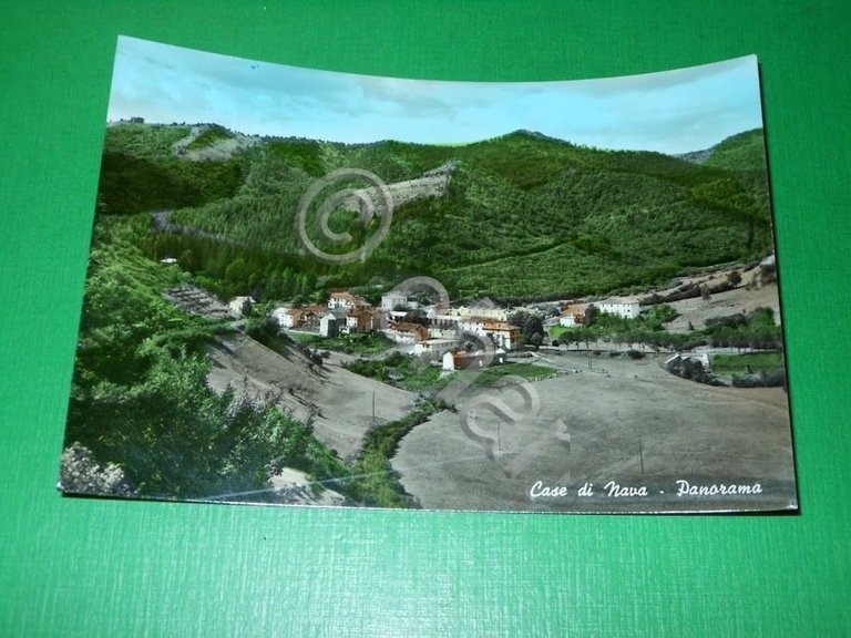 Cartolina Case di Nava - Panorama 1958