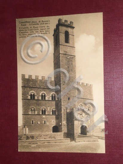 Cartolina Casentino - Poppi il Castello - 1920 ca.