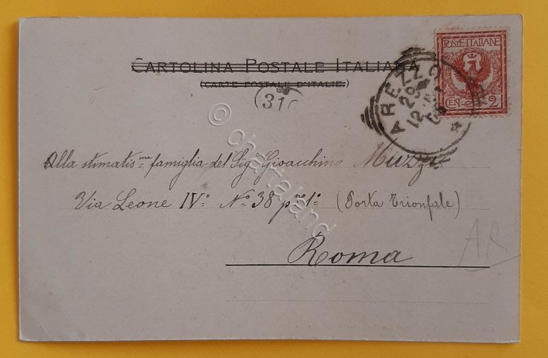 Cartolina Casentino - Pratovecchio - Panorama - 1905