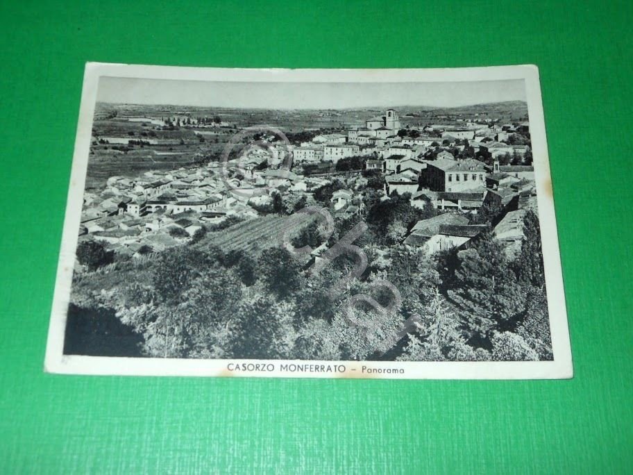 Cartolina Casorzo Monferrato - Panorama 1950 ca.