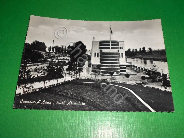 Cartolina Cassano d' Adda - Enal Aziendale 1955.