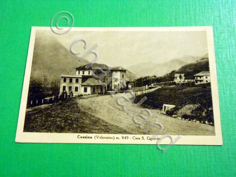 Cartolina Cassina ( Valsassina ) - Casa S. Gerardo 1946