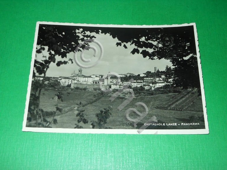 Cartolina Castagnole delle Lanze - Panorama 1947 | Immagine Gallery 2
