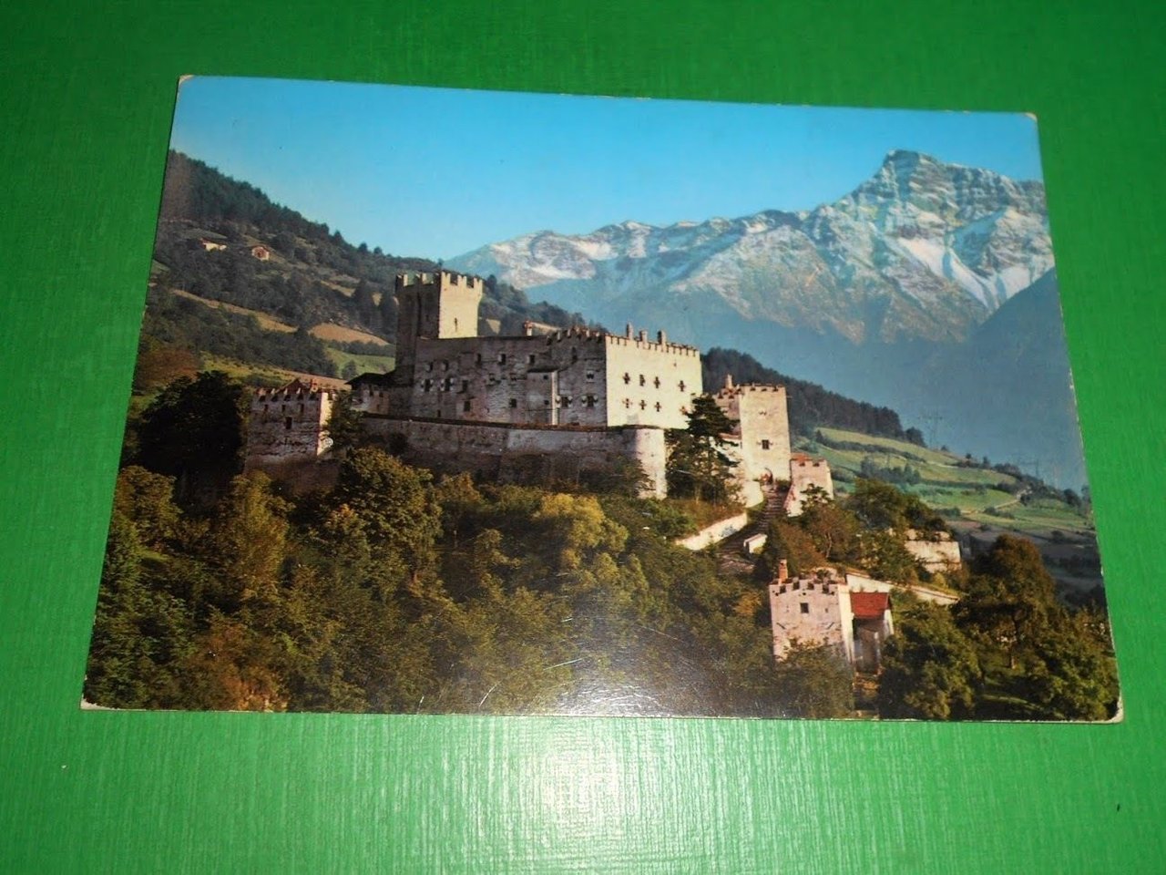 Cartolina Castel Coira sopra Sluderno - Val Venosta 1981.