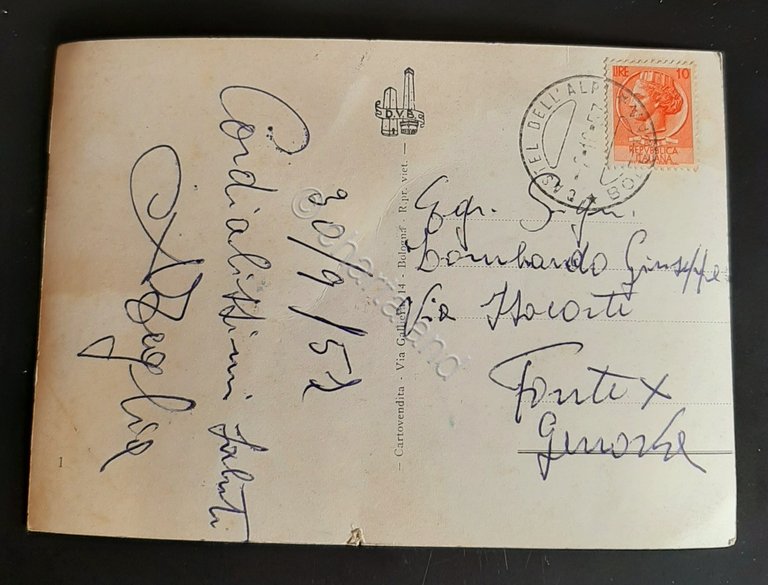 Cartolina Castel Dell' Alpi - Panorama - 1957 | Immagine Gallery 2