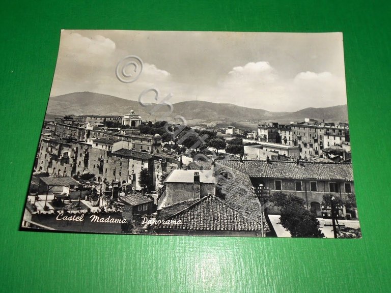 Cartolina Castel Madama - Panorama 1956