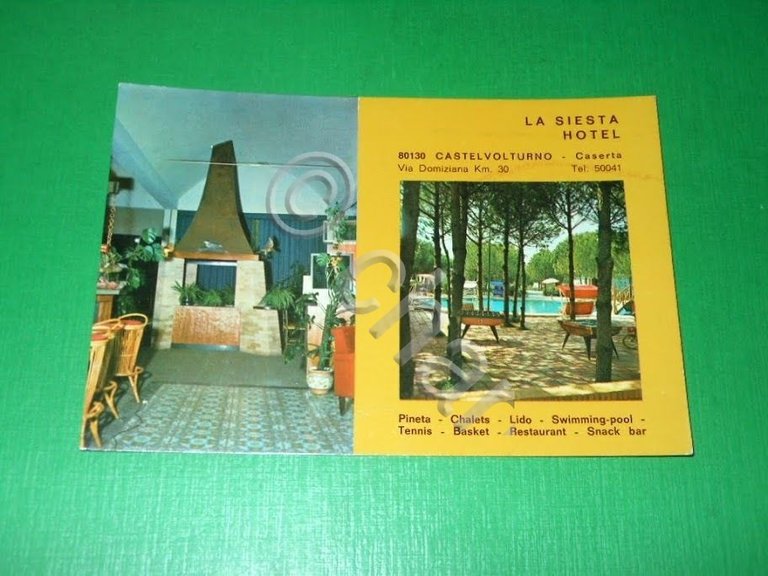 Cartolina Castel Volturno ( Caserta ) - La Siesta Hotel …