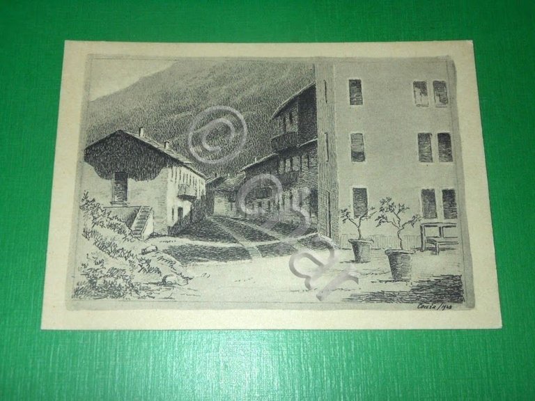 Cartolina Casteldelfino - Valle Varaita - Via Centrale ( da …
