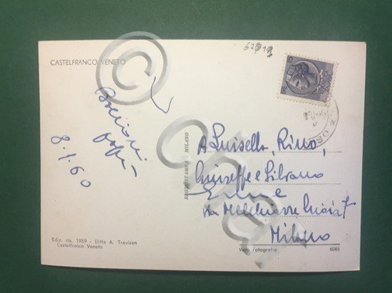 Cartolina Castelfranco Veneto - 1960