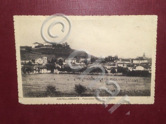 Cartolina Castellamonte - Panorama Visto da Ponente - 1920 ca.