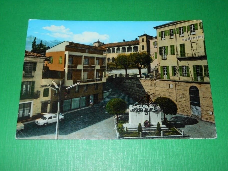 Cartolina Castellamonte - Piazza Vittorio Veneto 1964.