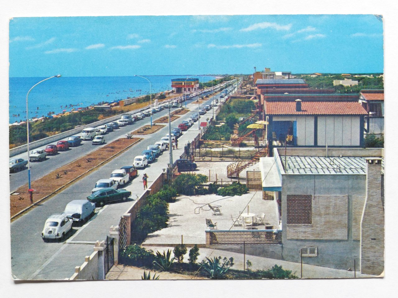 Cartolina Castellaneta Marina - Lungomare - 1974