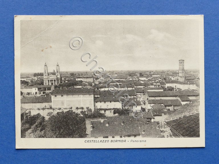 Cartolina Castellazzo Bormida - Panorama - 1987