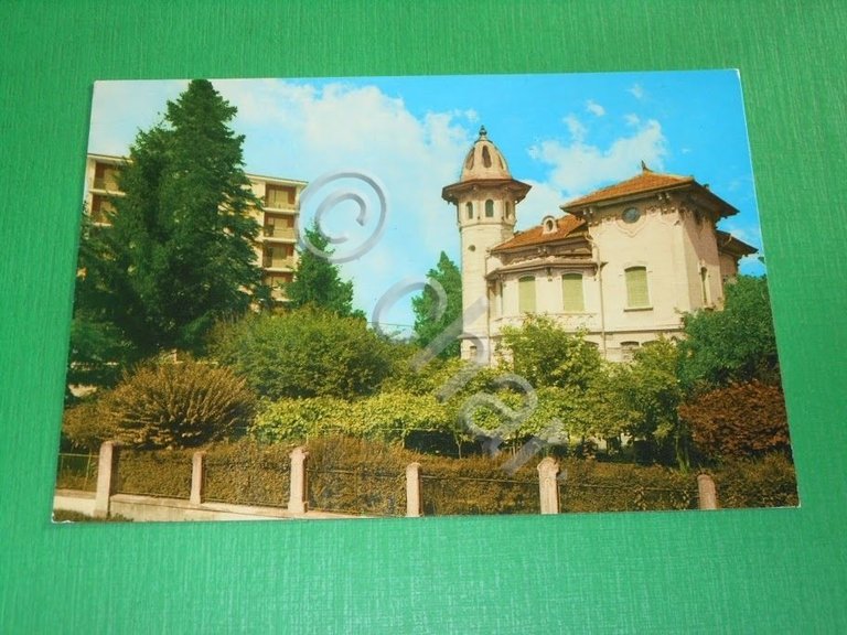 Cartolina Castellazzo Bormida - Villa Giulia e Condominio Casa Moderna …