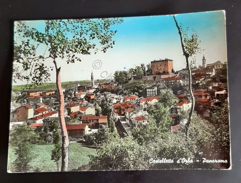 Cartolina Castelletto d' Orba - Panorama - 1961