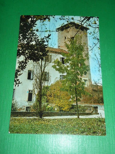 Cartolina Castello di Polonghera ( Cuneo ) 1975 ca.