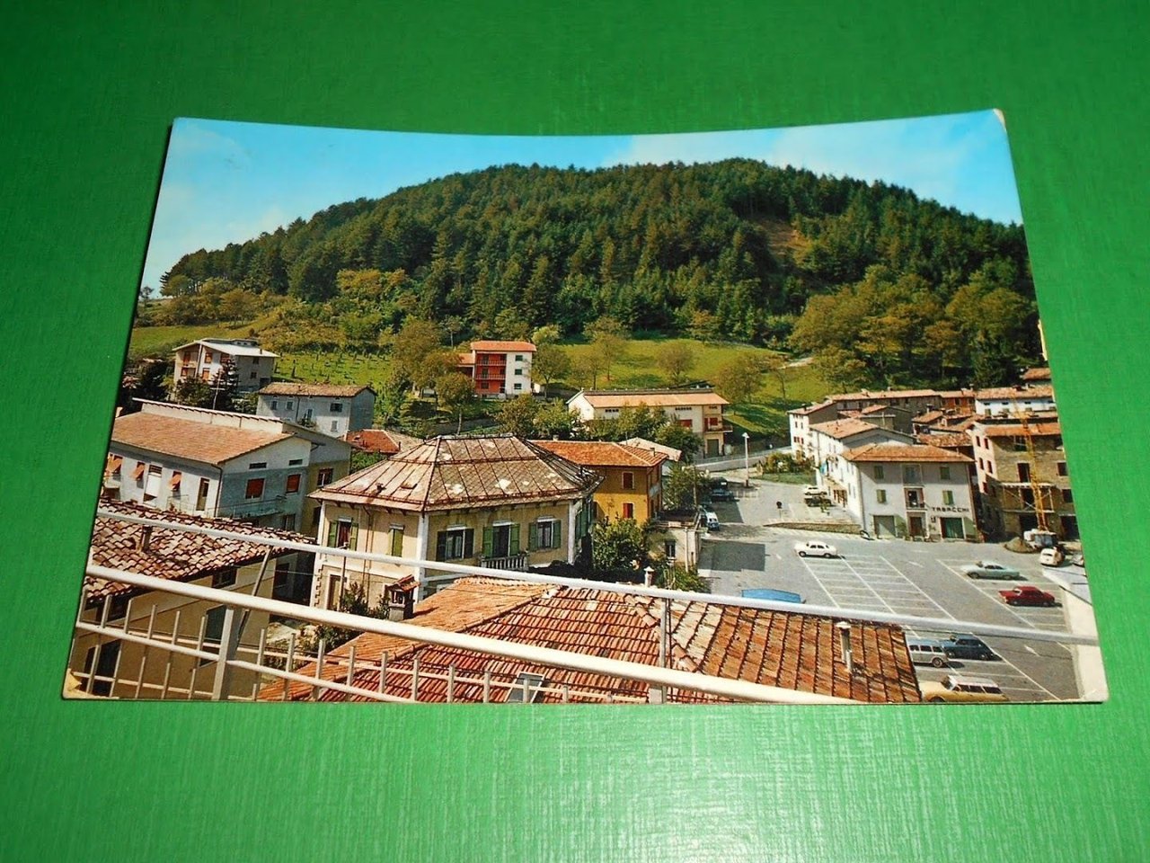 Cartolina Castelnovo ne' Monti - Piazza Martiri e Pineta del …