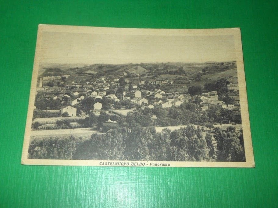 Cartolina Castelnuovo Belbo - Panorama 1951.