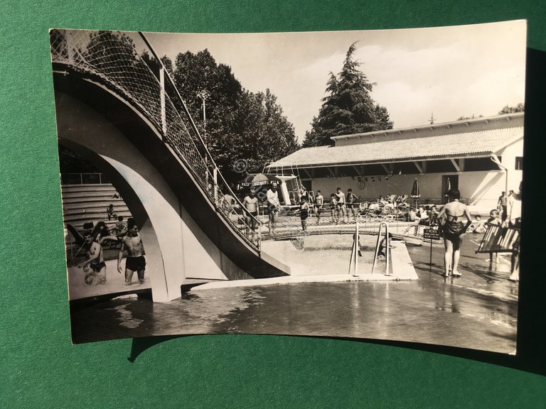 Cartolina Castrocaro Terme - La Piscina Nel Parco Delle Terme …