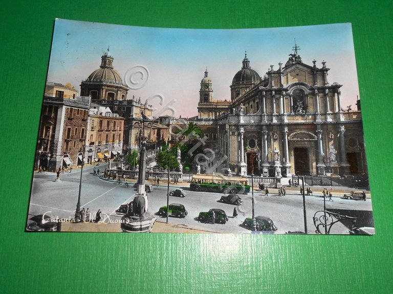 Cartolina Catania - Il Duomo 1960 ca.