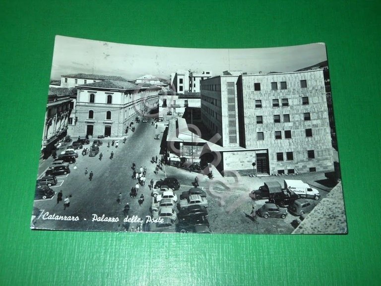 Cartolina Catanzaro - Palazzo delle Poste 1959.