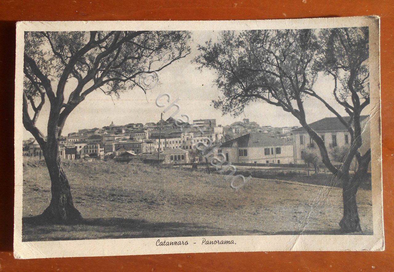 Cartolina Catanzaro - Panorama - 1943
