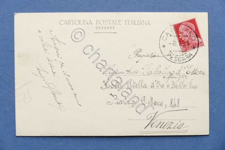 Cartolina Catignano - Presepe Natale 1930