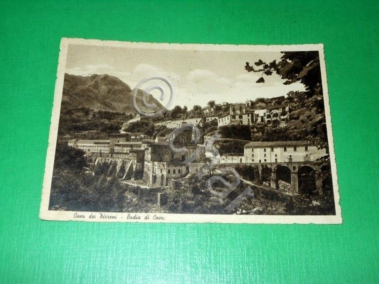 Cartolina Cava de' Tirreni ( Salerno ) - Badia di …