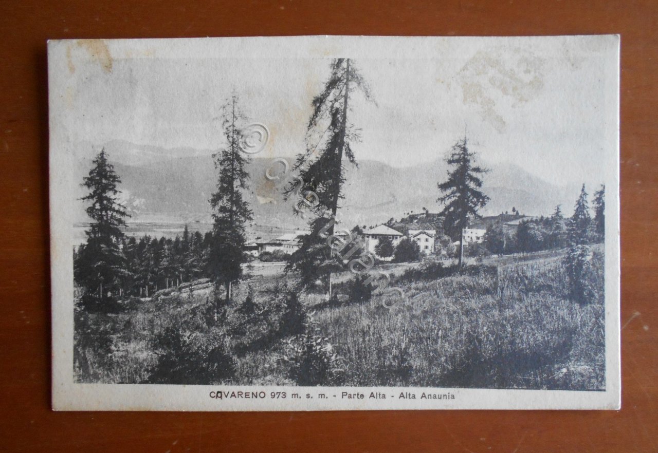 Cartolina Cavareno (Trentino Alto Adige) 973 m. s. m - …