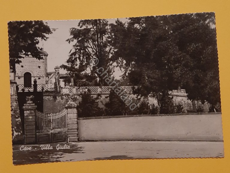 Cartolina Cave - Villa Giulia - Stazione Idroclimatica preferita - …