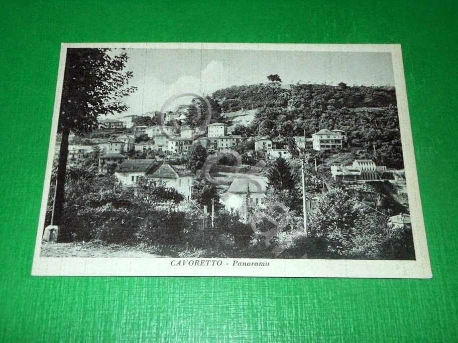 Cartolina Cavoretto - Panorama 1945 ca.