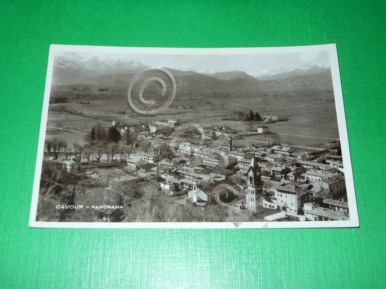 Cartolina Cavour - Panorama 1933