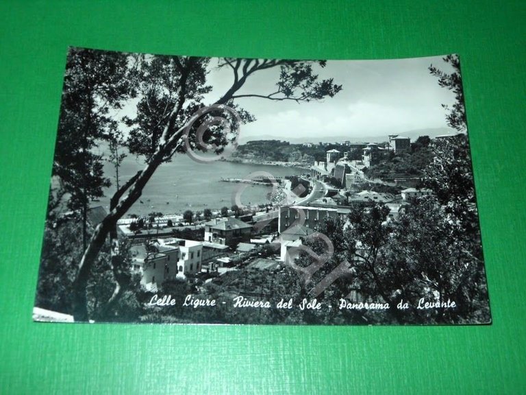 Cartolina Celle Ligure - Panorama da Levante 1955 ca | Immagine Gallery 2