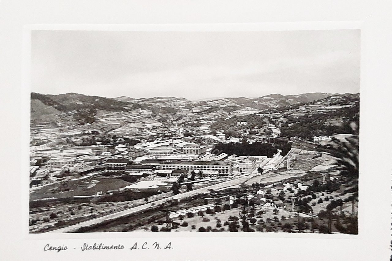 Cartolina Cengio - Stabilimento A. C. N. A. - 1952