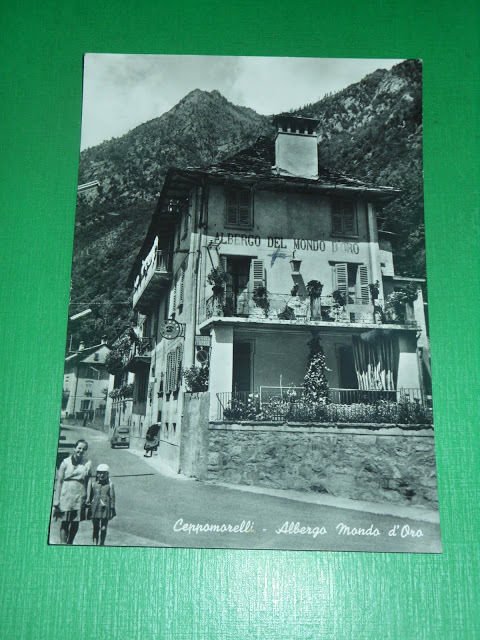 Cartolina Ceppo Morelli - Albergo Mondo d' Oro 1964