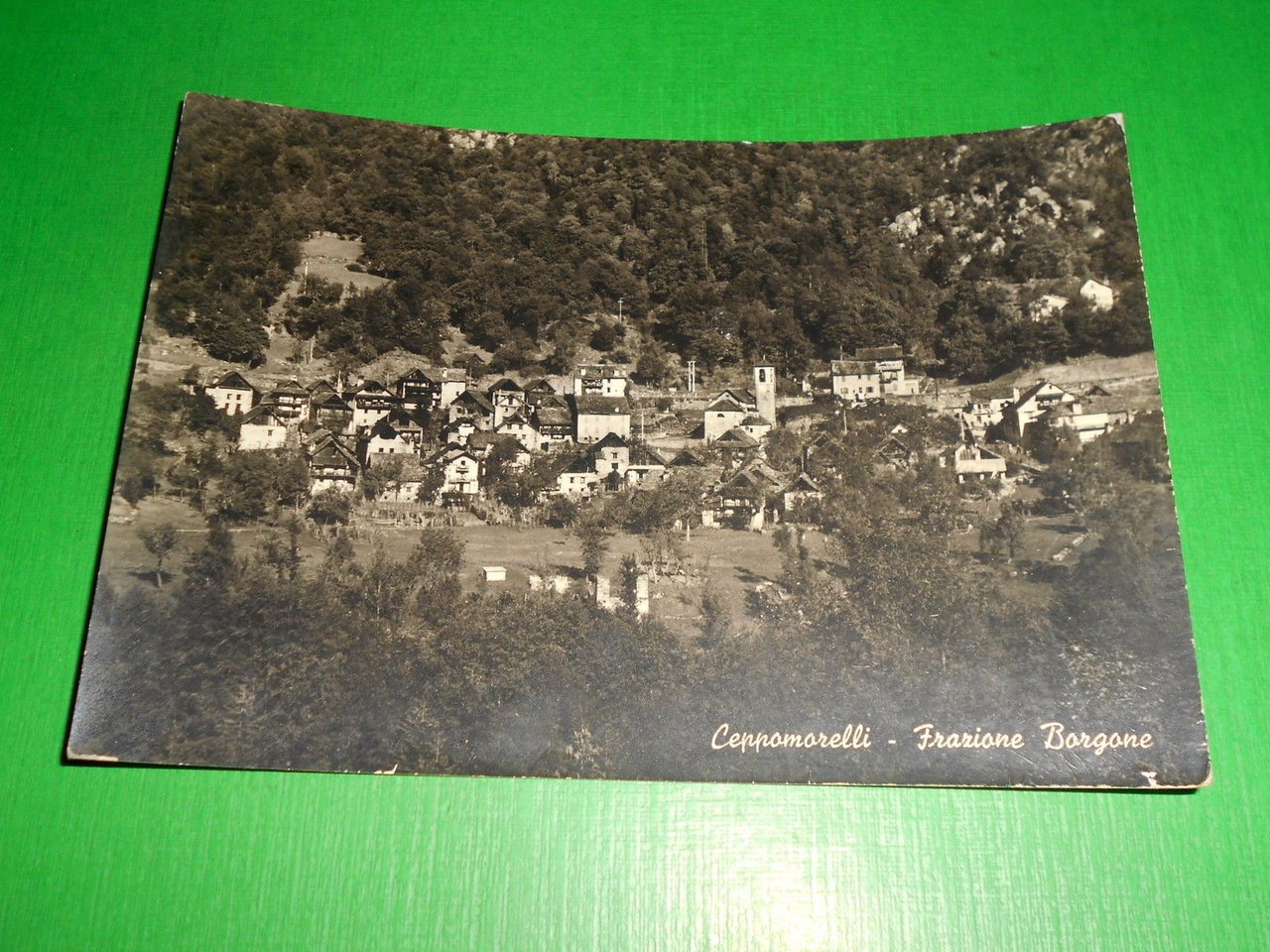 Cartolina Ceppo Morelli - Frazione Borgone 1967