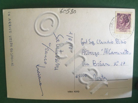 Cartolina Cerano - Chiesa S.Rocco - 1970