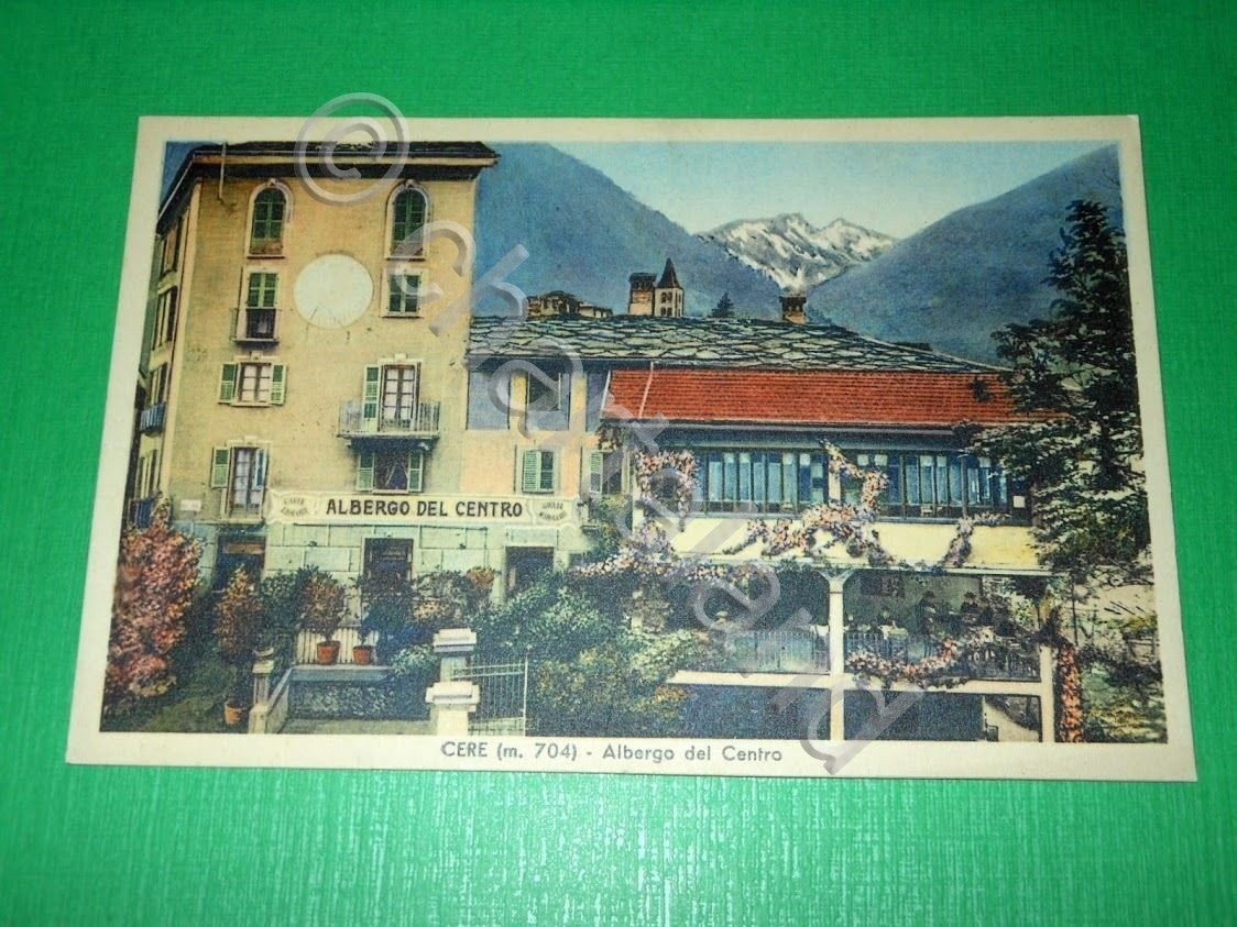 Cartolina Cere - Albergo del Centro 1930 ca ( n. …
