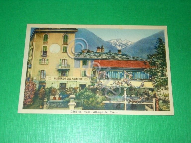 Cartolina Cere - Albergo del Centro ( Fratelli Chiolero ) …