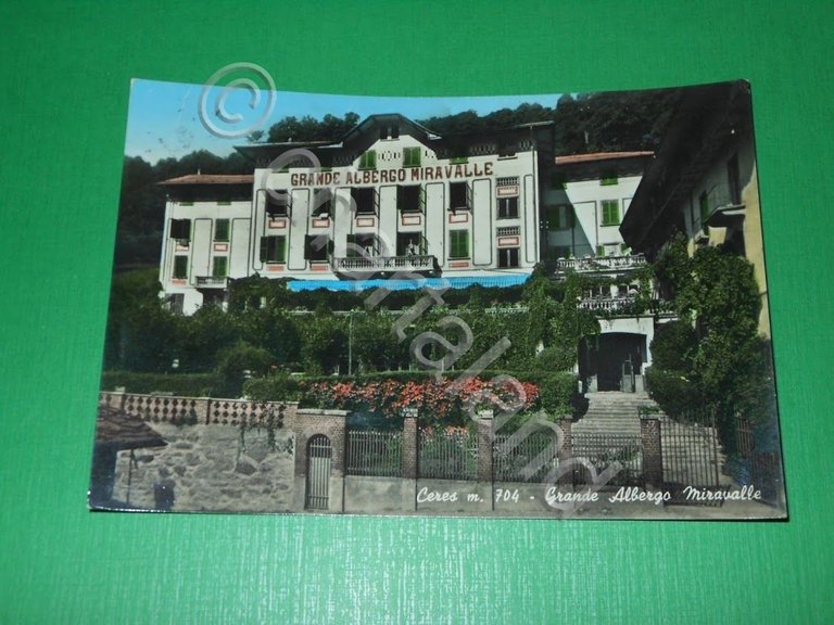 Cartolina Ceres - Grande Albergo Miravalle 1958
