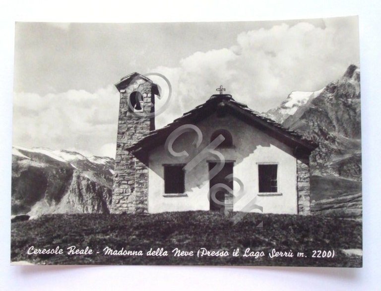 Cartolina Ceresole Reale - Madonna della Neve 1950 ca