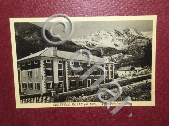 Cartolina Ceresole Reale - Villa Pensione - 1930 ca.