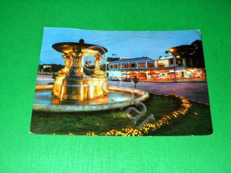 Cartolina Cervia - Fontana delle Sirene - Piazzale Grand Hotel …