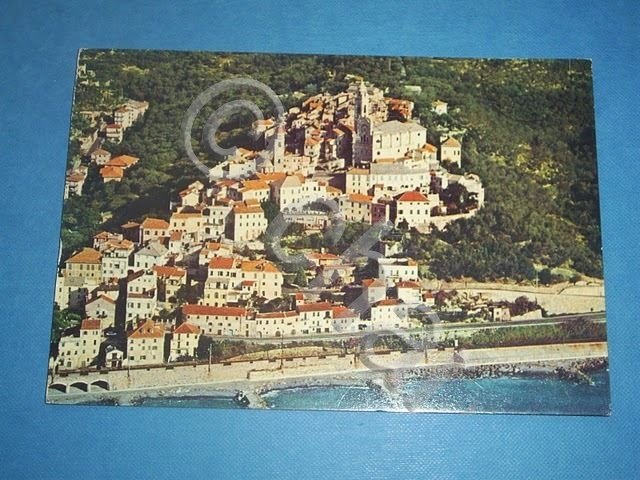 Cartolina Cervo Ligure ( Imperia ) - Veduta aerea 1970